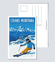 Carte Postale Crans Montana Montagne