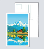 Carte Postale Crans Montana