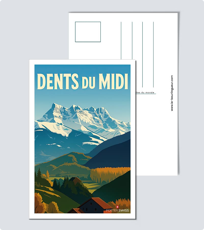Carte Postale Dents du Midi