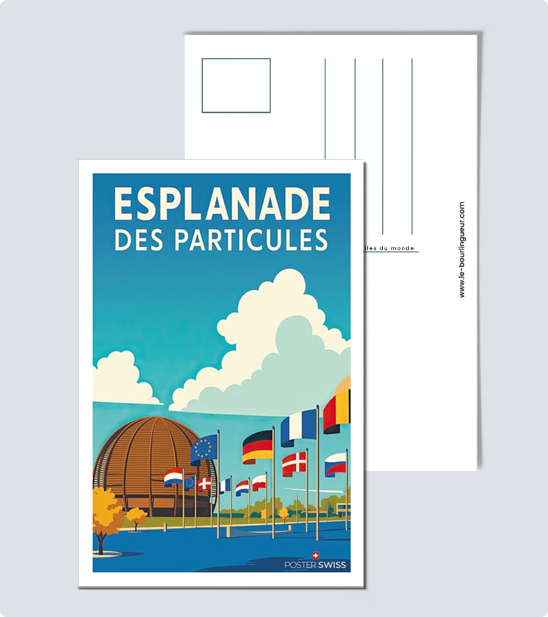 Carte Postale Esplanade des Particules