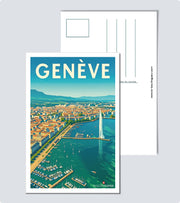Carte Postale Panorama Genève