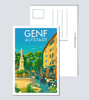 Carte Postale Genf Altstadt