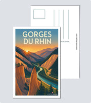 Carte Postale Gorges du Rhin