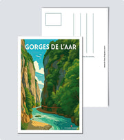 Carte Postale Gorges de l Aar