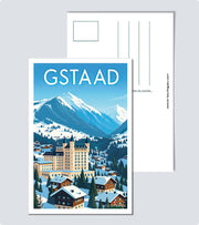 Carte Postale Station Gstaad