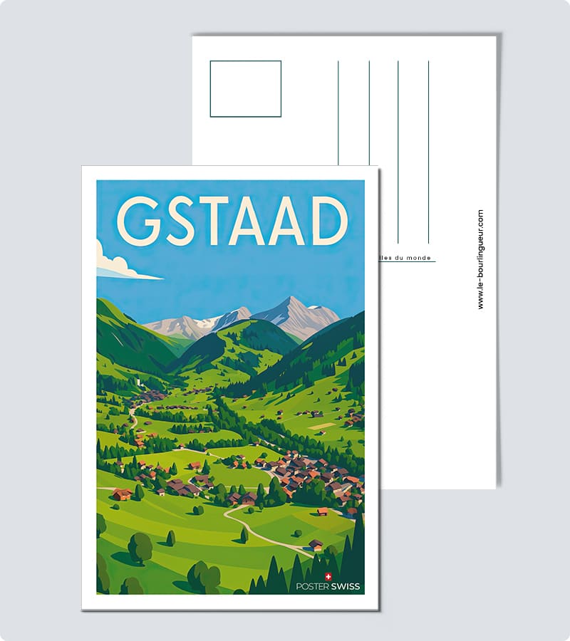 Carte Postale Gstaad