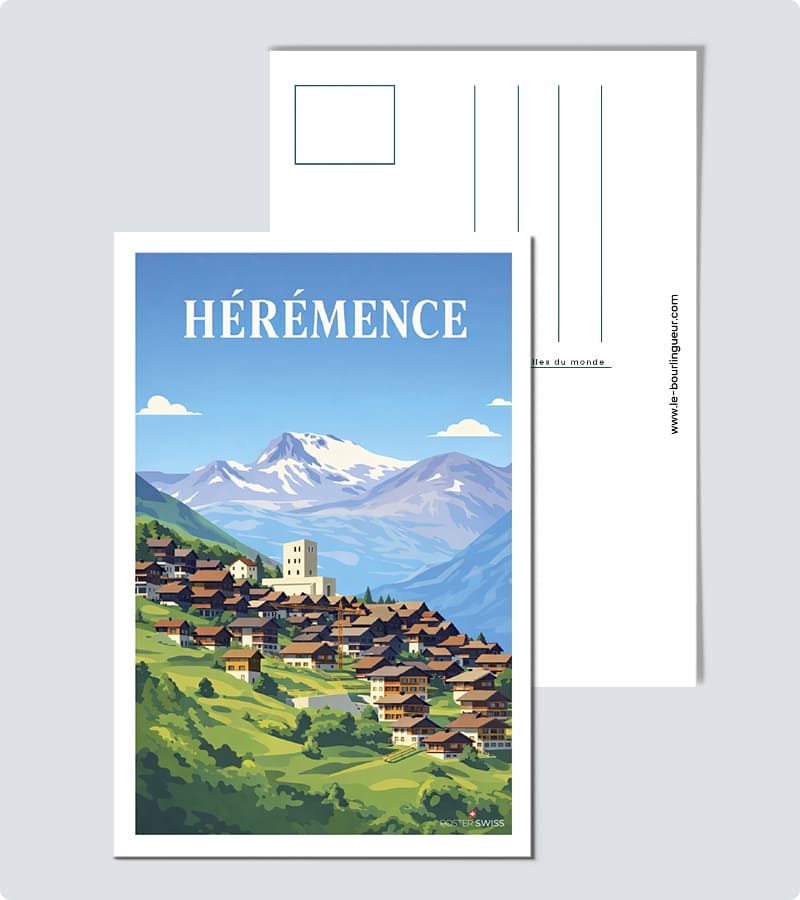 Carte Postale Hérémence