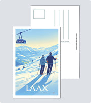 Carte Postale Laax Ski