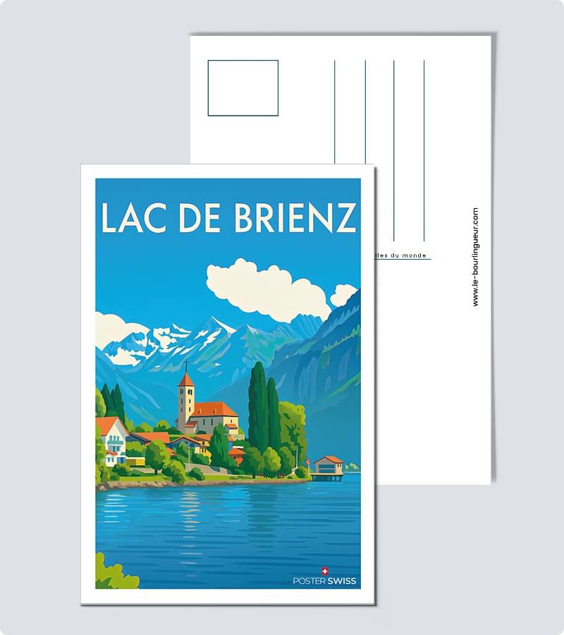 Carte Postale Lac de Brienz