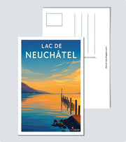Carte Postale Lac de Neuchâtel