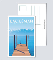 Carte Postale Ponton Lac Léman
