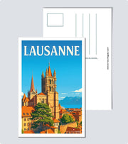 Carte Postale vintage Lausanne