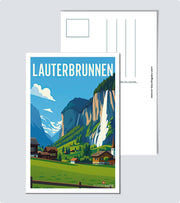 Carte Postale Lauterbrunnen