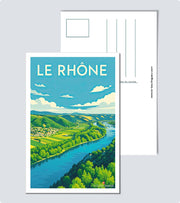 Carte Postale Le Rhône
