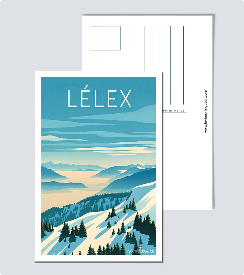 Carte Postale Station de Ski Lélex