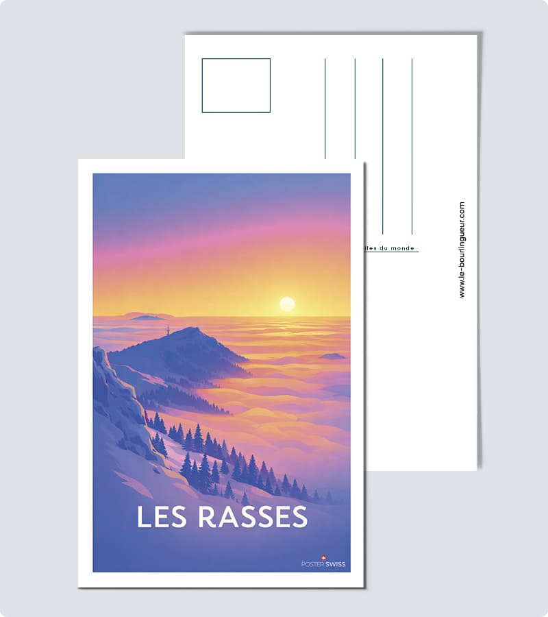 Carte Postale Les Rasses