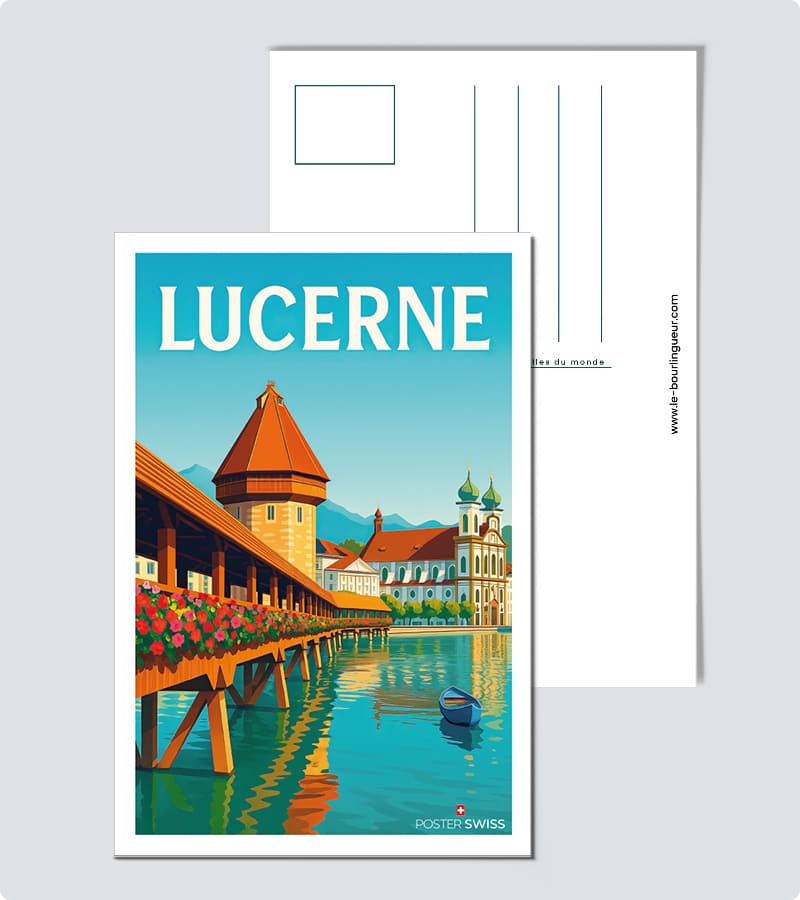 Carte Postale Lucerne