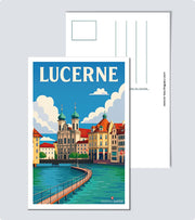 Carte Postale Ville de Lucerne