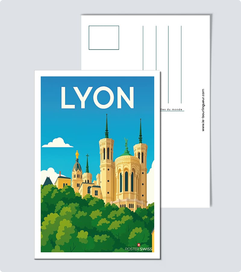 Carte Postale vintage Lyon