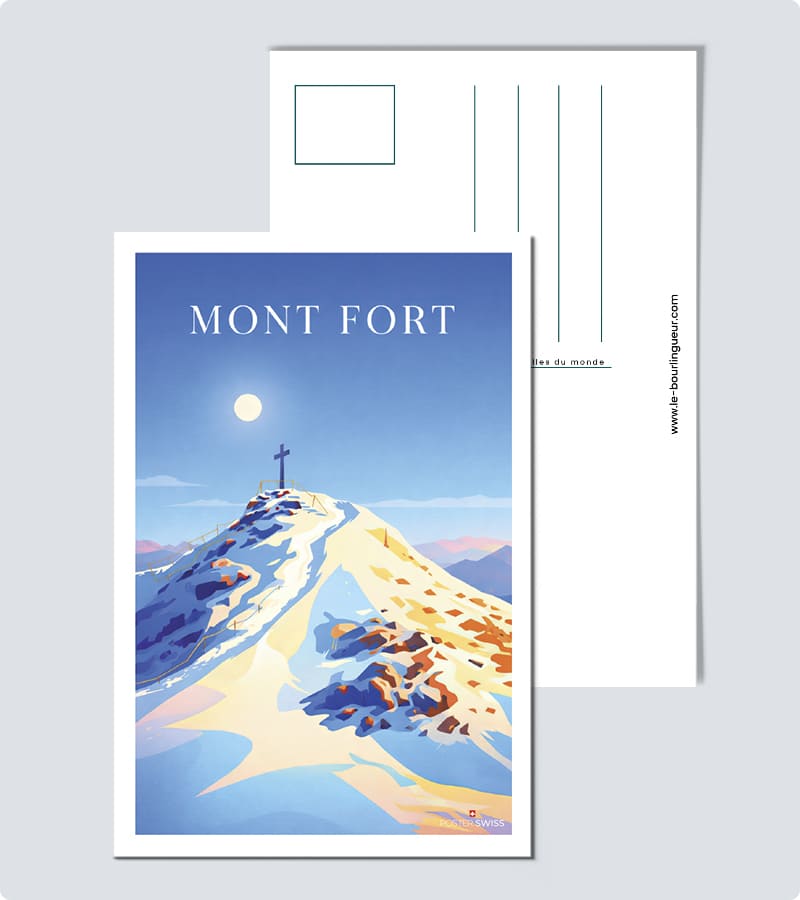 Postkarte Mont Fort