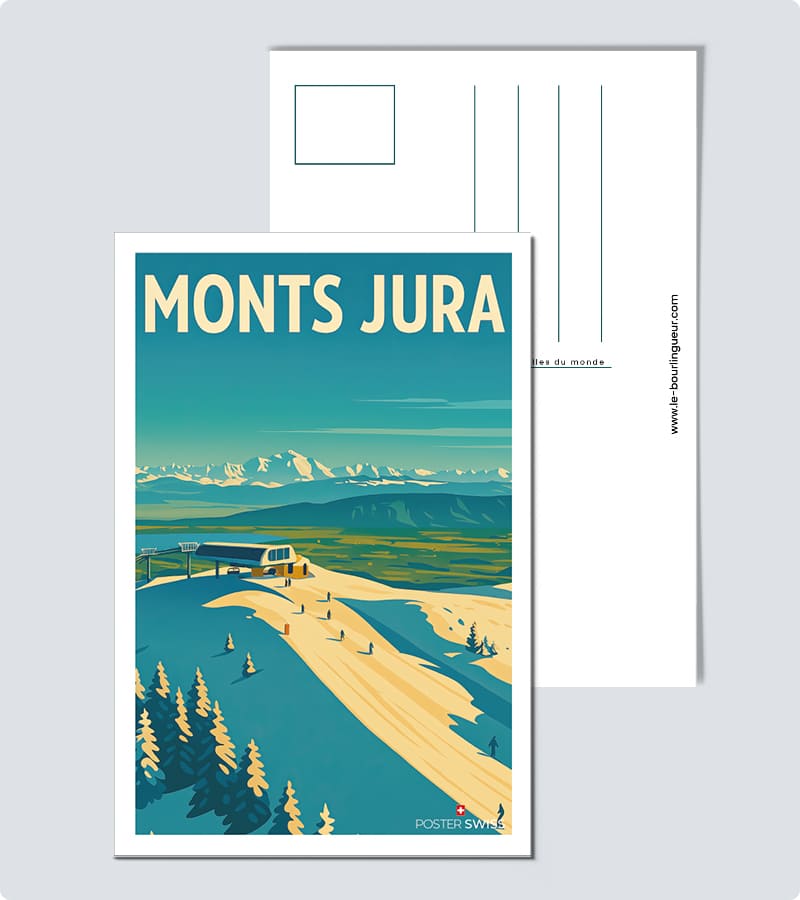 Carte Postale Monts Jura