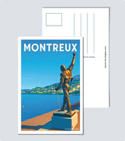 Carte Postale Montreux Statue Freddie