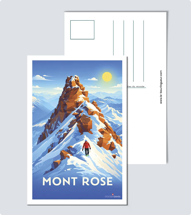 Postkarte von Monte Rosa