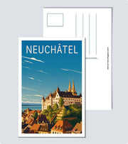 Carte Postale vintage Neuchâtel