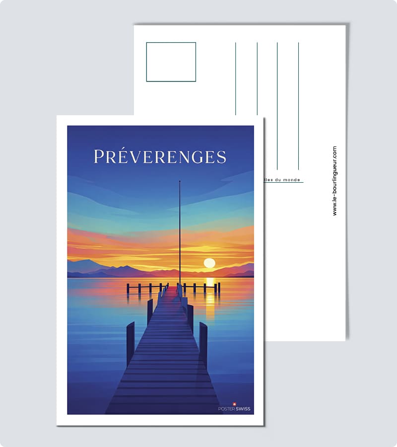 Carte Postale Préverenges