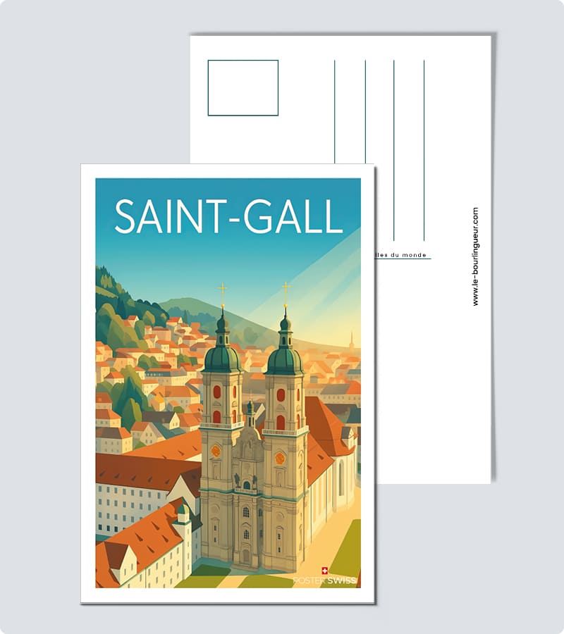 Carte Postale Saint Gall