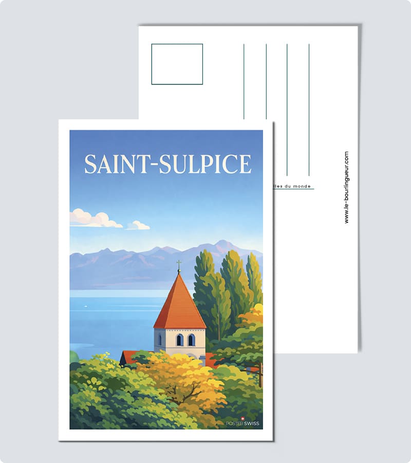Postkarte von Saint Sulpice