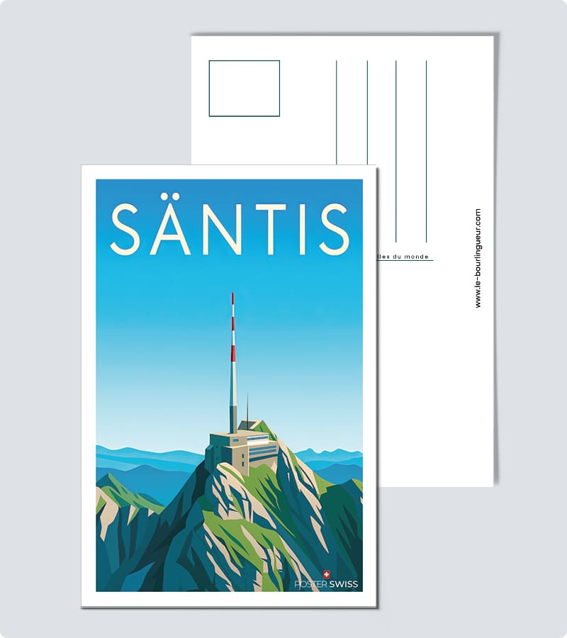 Carte Postale Santis