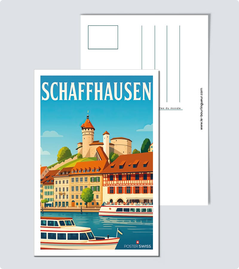 Carte Postale Schaffhaussen