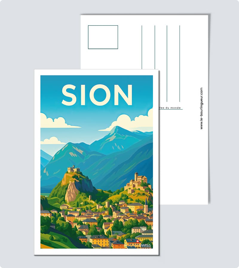 Carte Postale Sion