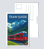 Carte Postale Train de Suisse