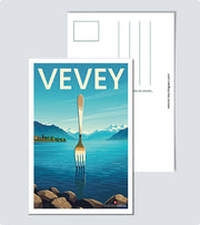 Carte Postale Fourchette de Vevey