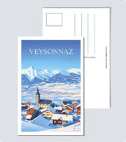 Postkarte Veysonnaz