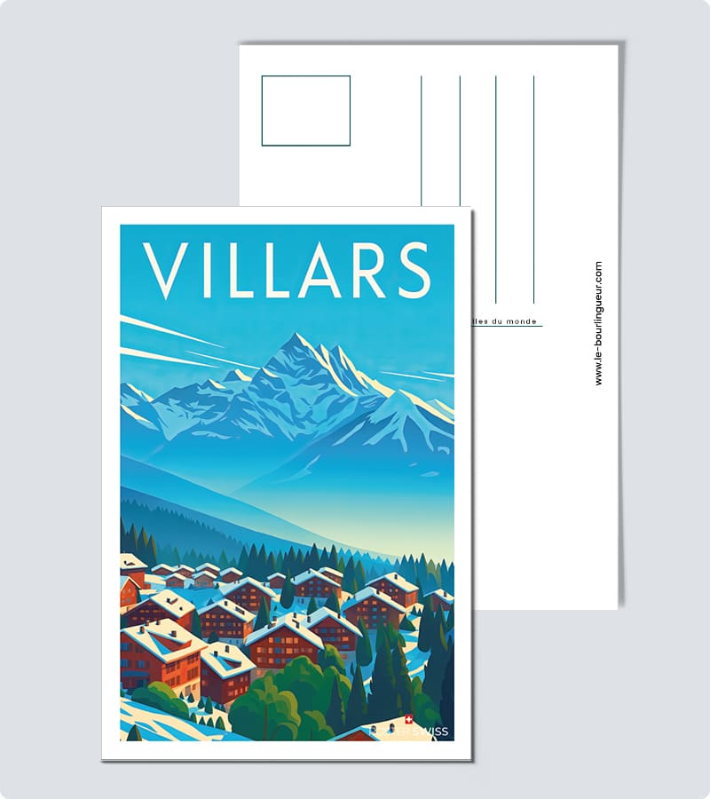 Carte Postale Villars
