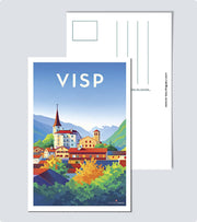 Visp Postkarte