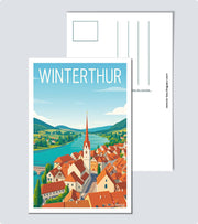 Carte Postale Winterthur