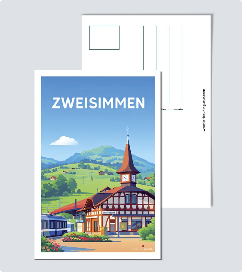 Carte Postale Zweisimmen