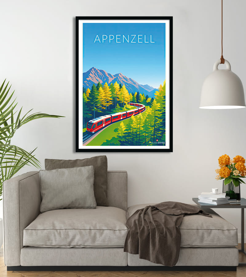 Affiche Appenzell vintage