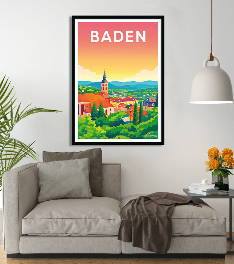 Affiche Vintage Baden