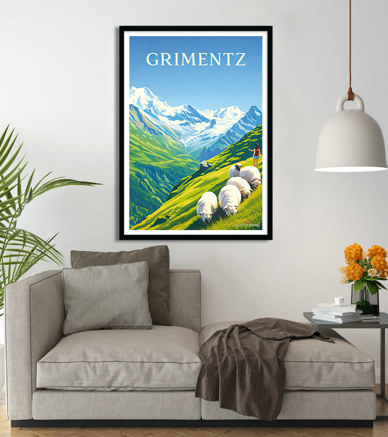 Grimentz-Berg-Poster