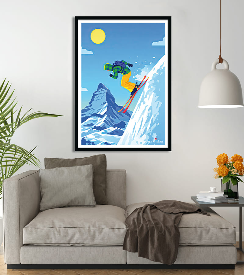poster Ski en Suisse