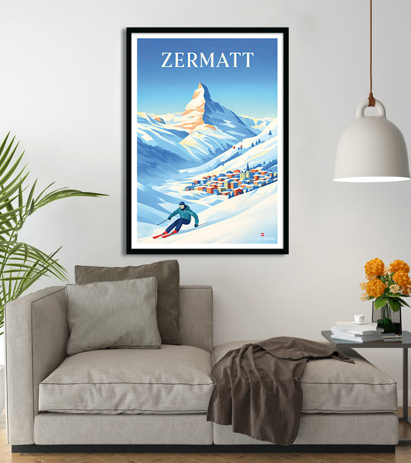poster Zermatt Ski